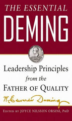 McGraw-Hill - ESSENTIAL DEMING Handbook, 1st Edition - by W. Edwards Deming, Edited by Joyce Orsini & Diana Deming Cahill, McGraw-Hill, 2012 - Exact Industrial Supply