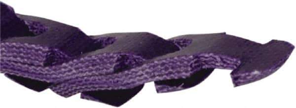 Fenner Drives - Section Round, 1/2" Diam, Adjustable Replacement Belt - Polyester/Polyurethane Composite, Purple, Link Style Round Belt - Exact Industrial Supply