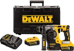DeWALT - 20 Volt 1" SDS Chuck Cordless Rotary Hammer - 0 to 4,500 BPM, 0 to 1,200 RPM, Reversible - Exact Industrial Supply