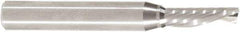 Amana Tool - 3/16" Cutting Diam x 5/8" Length of Cut, 1 Flute, Downcut Spiral Router Bit - Uncoated, Right Hand Cut, Solid Carbide, 2" OAL x 1/2" Shank Diam, 30° Helix Angle - Exact Industrial Supply