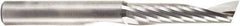 Amana Tool - 3/8" Cutting Diam x 1-5/8" Length of Cut, 1 Flute, Upcut Spiral Router Bit - Uncoated, Right Hand Cut, Solid Carbide, 3-1/2" OAL x 3/8" Shank Diam, 30° Helix Angle - Exact Industrial Supply