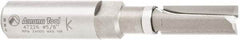 Amana Tool - 3/8" Cut Diam, 1" Length of Cut, 2 Flute Flush Trim Edge Profile Router Bit - Carbide-Tipped, 1/2" Shank Diam, 1" Shank Length, 3-1/4" OAL, Uncoated - Exact Industrial Supply