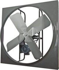 Americraft - 30" Blade, Belt Drive, 1 hp, 11,000 CFM, TEFC Exhaust Fan - 16/8 Amp, 115/230 Volt, Single Phase - Exact Industrial Supply