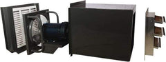 Americraft - 24" Blade, Direct Drive, 1 hp, 6,350 CFM, TEFC Exhaust Fan - 16/8 Amp, 115/230 Volt, Single Phase - Exact Industrial Supply