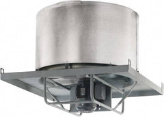 Americraft - 18" Blade, 4,150 CFM, Direct Drive Axial Roof Exhauster - 1/2 hp, 1,725 RPM, TEFC Enclosure, Upblast Style, Single Phase, 115/230 Volts - Exact Industrial Supply