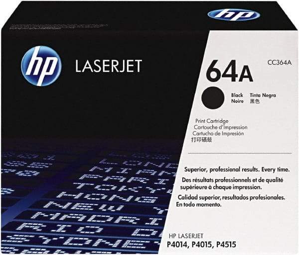 Hewlett-Packard - Black Toner Cartridge - Use with HP LaserJet P4015, P4515 - Exact Industrial Supply