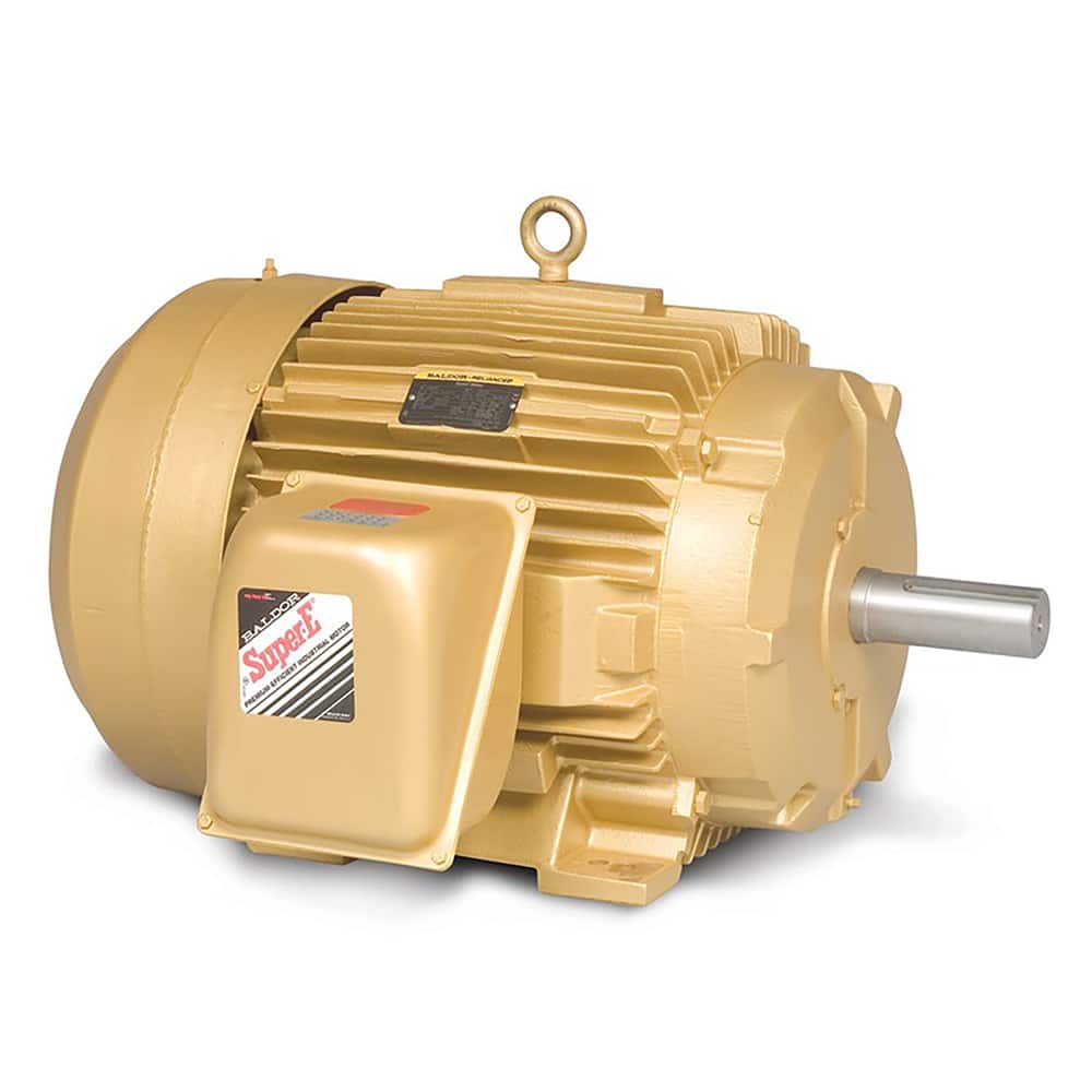 Baldor Reliance - Industrial Electric AC/DC Motors; Motor Type: Three Phase ; Type of Enclosure: TEFC ; Horsepower: 75 ; Thermal Protection Rating: None ; Name Plate RPMs: 1800 ; Voltage: 208-230/460 - Exact Industrial Supply