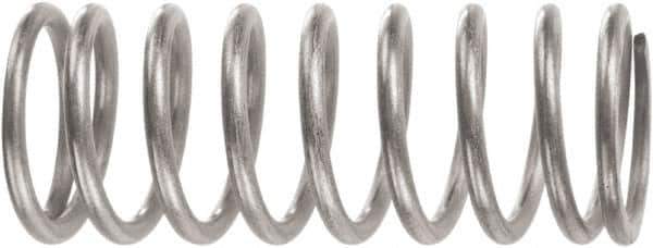 Associated Spring Raymond - 31.12mm OD, 5.26mm Wire, 4-1/2" Free Length, Compression Spring - 195.9 Lb Spring Rating, 742.5 N Max Work Load, Music Wire - Exact Industrial Supply