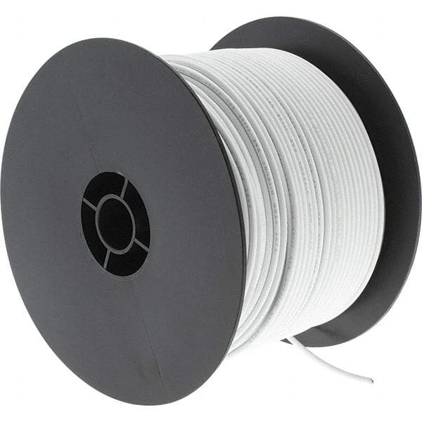 EastPenn - 16 AWG, 500' OAL, Hook Up Wire - White Polyethylene Jacket - Exact Industrial Supply