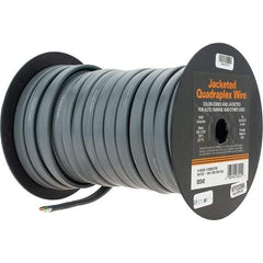 EastPenn - 14 AWG, Hook Up Wire - Gray PVC Jacket - Exact Industrial Supply
