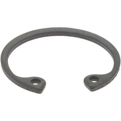 Made in USA - 13/16" Bore Diam, Spring Steel Internal Snap Retaining Ring - Exact Industrial Supply