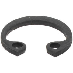 Made in USA - 8mm Nominal, 0.8mm Thick, Plain Finish, Spring Steel Snap Internal Retaining Ring - 8.4mm Groove Diam - Exact Industrial Supply