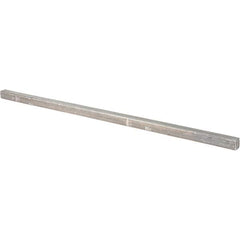 Value Collection - 12" Long x 3/8" High x 3/8" Wide, Plain Steel Oversized Key Stock - Cold Drawn Steel - Exact Industrial Supply