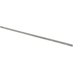 Value Collection - 12" Long x 3/16" High x 3/16" Wide, Plain Steel Undersized Key Stock - Cold Drawn Steel - Exact Industrial Supply