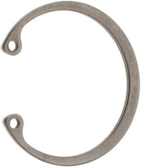 Made in USA - 1-3/8" Nominal, 0.05" Thick, Stainless Steel Snap Internal Retaining Ring - 0.056" Groove Width, 0.043" Groove Depth, 1.461" Groove Diam - Exact Industrial Supply