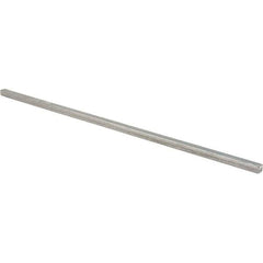 Value Collection - 12" Long x 1/4" High x 1/4" Wide, Plain Steel Undersized Key Stock - Cold Drawn Steel - Exact Industrial Supply