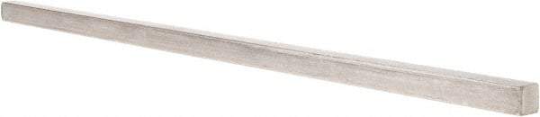 Value Collection - 12" Long x 3/8" High x 3/8" Wide, Plain Steel Undersized Key Stock - Cold Drawn Steel - Exact Industrial Supply