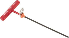 Proto - 7/64" Hex, Tethered T-Handle Cushion Grip, Hex Key - 6" OAL, Alloy Steel, Inch System of Measurement - Exact Industrial Supply