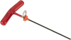 Proto - 3/32" Hex, Tethered T-Handle Cushion Grip, Hex Key - 6" OAL, Alloy Steel, Inch System of Measurement - Exact Industrial Supply