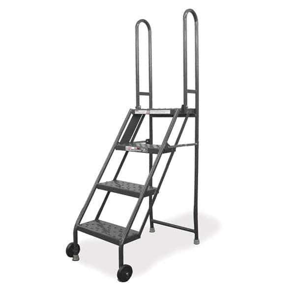 TRI-ARC - Rolling & Wall Mounted Ladders & Platforms Type: Stand Style: Step Stand - Exact Industrial Supply