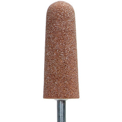 ‎1″ × 2-3/4″ 1/4″ Spindle Gemini Mounted Point A3 60 Grit Aluminum Oxide - Exact Industrial Supply