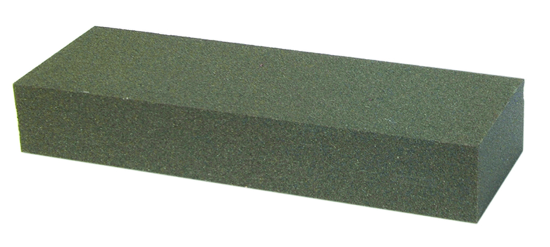 1 x 2 x 8" - Rectangular Shaped India Bench-Single Grit (Medium Grit) - Exact Industrial Supply