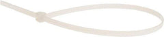 Value Collection - 11.4173" Long Natural (Color) Nylon Standard Cable Tie - 50 Lb Tensile Strength - Exact Industrial Supply