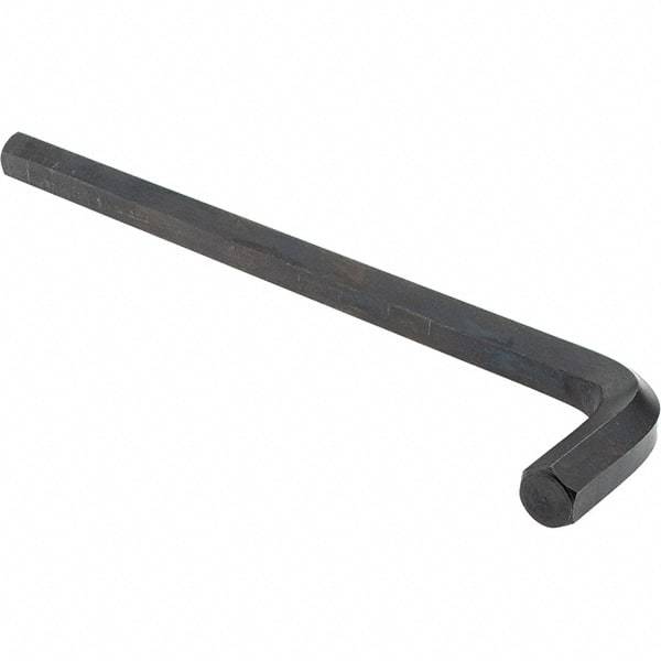 Value Collection - 5/8" Hex, Long Arm, Hex Key - 9-21/32" OAL, Alloy Steel, Inch System of Measurement - Exact Industrial Supply