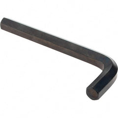 Value Collection - 9/16" Hex, Short Arm, Hex Key - 5-21/32" OAL, Alloy Steel, Inch System of Measurement - Exact Industrial Supply