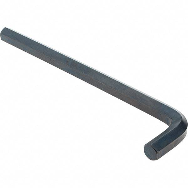 Value Collection - 1/2" Hex, Long Arm, Hex Key - 8-5/32" OAL, Alloy Steel, Inch System of Measurement - Exact Industrial Supply