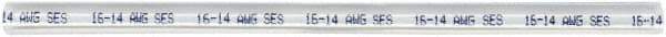 Value Collection - 6" Long, 2.5:1, Ionic Polymer Heat Shrink Electrical Tubing - Clear - Exact Industrial Supply