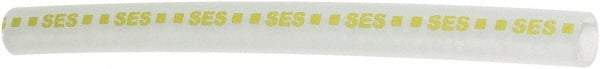 Value Collection - 6" Long, 4:1, Polyolefin Heat Shrink Electrical Tubing - Clear, Yellow - Exact Industrial Supply