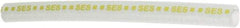 Value Collection - 6" Long, 4:1, Polyolefin Heat Shrink Electrical Tubing - Clear, Yellow - Exact Industrial Supply