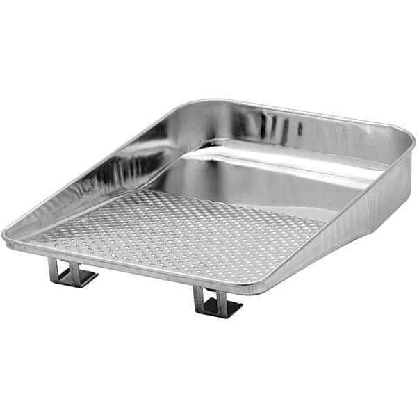 Krylon - 9" Roller Compatible Paint Tray - 3 Pt Capacity, Metal - Exact Industrial Supply