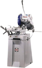 Dake - 2 Cutting Speeds, 14" Blade Diam, Cold Saw - 22 & 88 RPM Blade Speed, Floor Machine, 3 Phase, Compatible with Ferrous/Non-Ferrous Material - Exact Industrial Supply