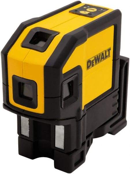 DeWALT - 6 Beam 165, 100' Max Range Line Laser Level - Red Beam, 1/8\x94 Accuracy, Battery Included - Exact Industrial Supply