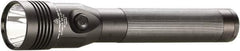 Streamlight - White LED Bulb, 800 Lumens, Industrial/Tactical Flashlight - Black Aluminum Body, 1 AA NiMH Battery Included - Exact Industrial Supply