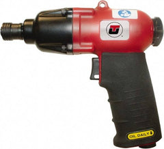 Universal Tool - 1/4" Bit Holder, 8,500 RPM, Pistol Grip Handle Air Screwdriver - 65 Ft/Lb Torque, 5 CFM - Exact Industrial Supply