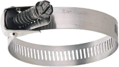 IDEAL TRIDON - SAE Size 188, 2 to 12-1/4" Diam, Stainless Steel Quick Release Worm Drive Clamp - 9/16" Wide, Material Grade 200/410, Series 58 - Exact Industrial Supply