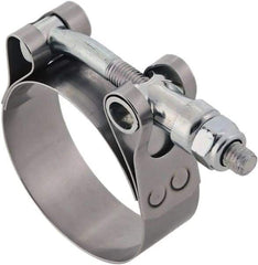 IDEAL TRIDON - 5-1/2 to 5.81" Hose, 3/4" Wide, T-Bolt Hose Clamp - 5-1/2 to 5.81" Diam, Stainless Steel - Exact Industrial Supply