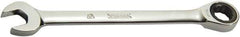 Proto - 9/16" 12 Point Combination Wrench - 0° Offset Angle, 7-1/2" OAL, Steel, Chrome Finish - Exact Industrial Supply