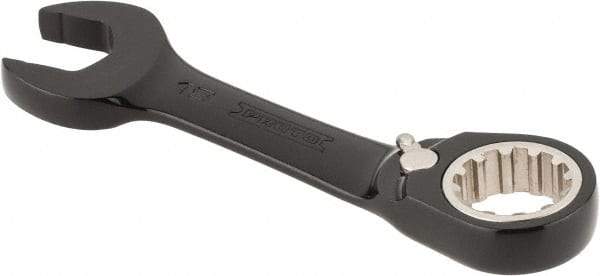Proto - 19mm 12 Point Offset Combination Wrench - 15° Offset Angle, 5-1/2" OAL, Steel, Black Chrome Finish - Exact Industrial Supply