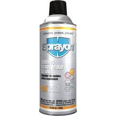 Sprayon - 15.25 Ounce Aerosol Can, White, Mold Cleaner - d-Limonene Composition - Exact Industrial Supply
