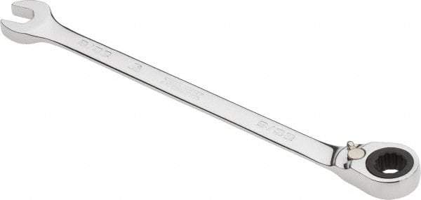 Proto - 9/32" 12 Point Combination Wrench - 0° Offset Angle, 5-1/2" OAL, Steel, Chrome Finish - Exact Industrial Supply