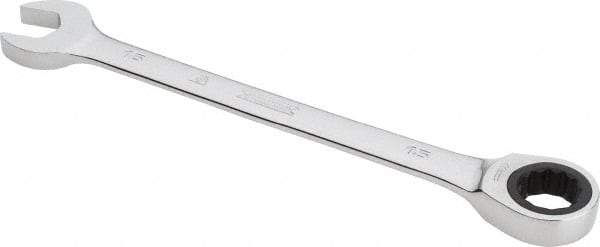 Proto - 16mm 12 Point Combination Wrench - 0° Offset Angle, 8-3/16" OAL, Steel, Chrome Finish - Exact Industrial Supply