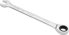 Proto - 7/16" 12 Point Combination Wrench - 0° Offset Angle, 6-1/2" OAL, Steel, Chrome Finish - Exact Industrial Supply