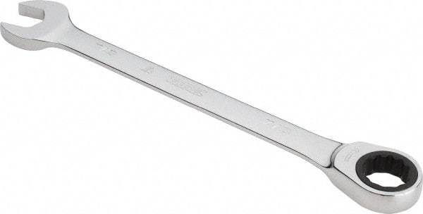 Proto - 7/8" 12 Point Combination Wrench - 0° Offset Angle, 11-7/16" OAL, Steel, Chrome Finish - Exact Industrial Supply