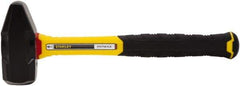 Stanley - 4 Lb Head, 14" Long Blacksmith Sledge Hammer - Steel Head, Fiberglass Handle - Exact Industrial Supply