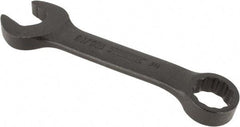 Proto - 9/16" 12 Point Offset Combination Wrench - 15° Offset Angle, 4-9/16" OAL, Steel, Black Finish - Exact Industrial Supply
