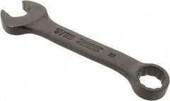 Proto - 7/16" 12 Point Offset Combination Wrench - 15° Offset Angle, 4-1/16" OAL, Steel, Black Finish - Exact Industrial Supply